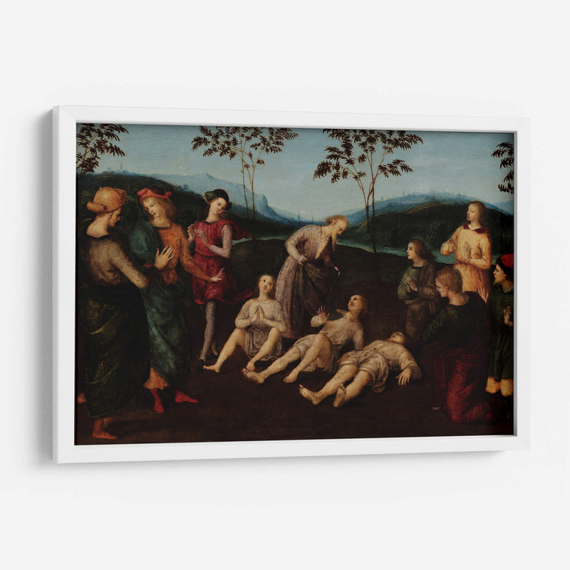 El milagro de san Eusebio de Cremona - Rafael Sanzio | Cuadro decorativo de Canvas Lab