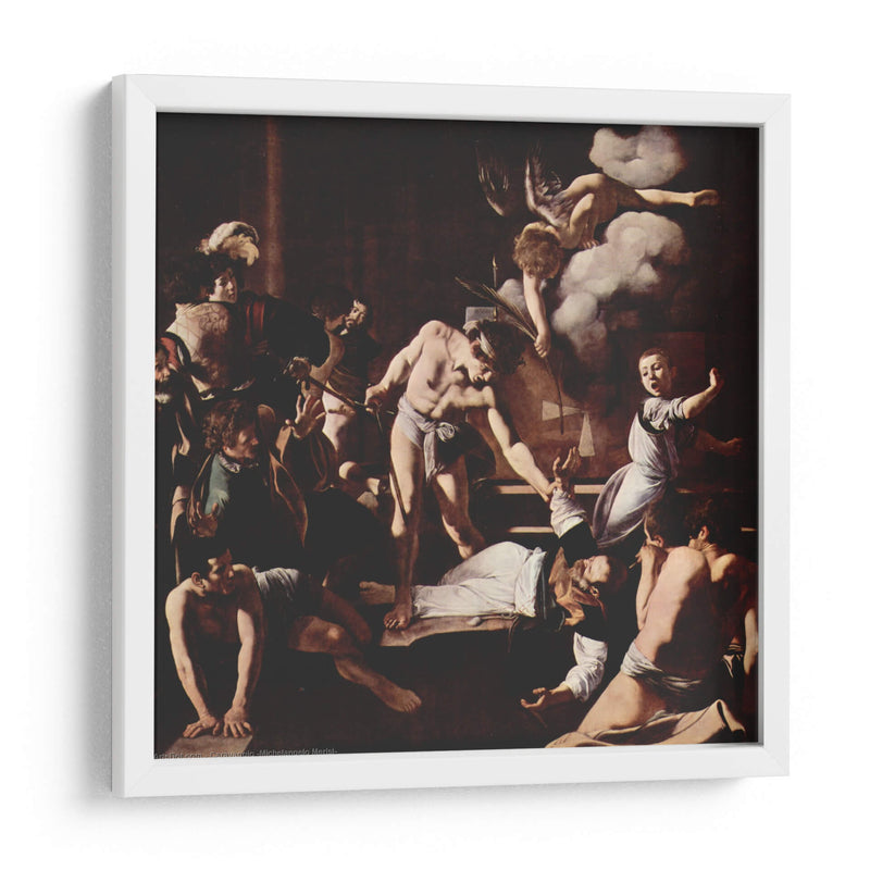 El martirio de san Mateo - Caravaggio | Cuadro decorativo de Canvas Lab