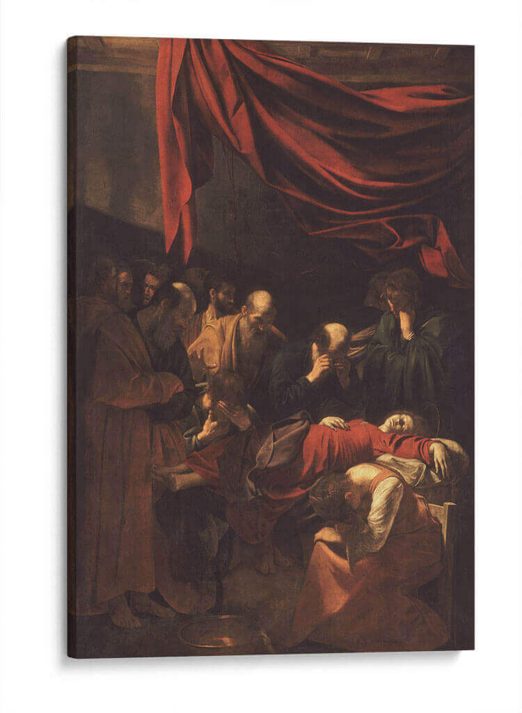 Muerte de la Virgen - Caravaggio | Cuadro decorativo de Canvas Lab