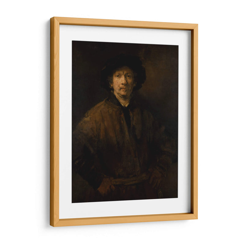 Autorretrato grande - Rembrandt van Rijn | Cuadro decorativo de Canvas Lab