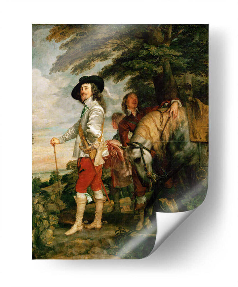 Carlos I de Inglaterra - Anton van Dyck | Cuadro decorativo de Canvas Lab