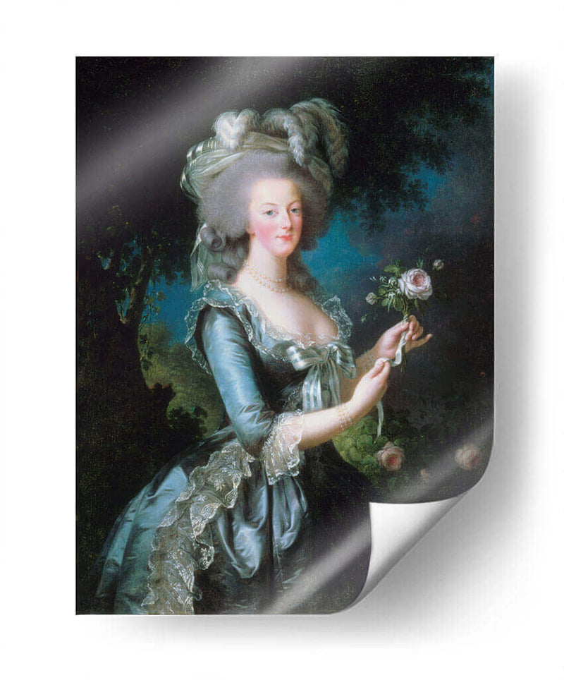Retrato de María Antonieta - Marie-Louise-Élisabeth Vigée-Lebrun | Cuadro decorativo de Canvas Lab