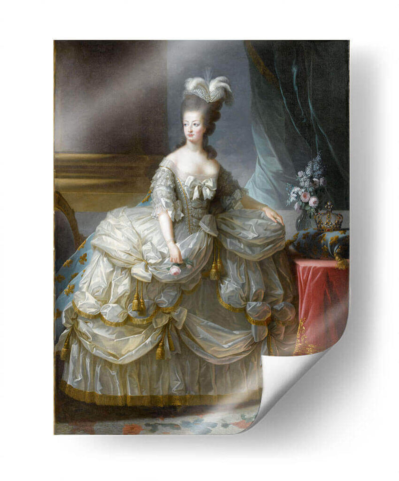 María Antonieta - Marie-Louise-Élisabeth Vigée-Lebrun | Cuadro decorativo de Canvas Lab
