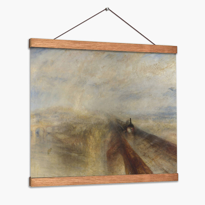 Lluvia, vapor y velocidad. El gran ferrocarril del Oeste - Joseph Mallord William Turner | Cuadro decorativo de Canvas Lab