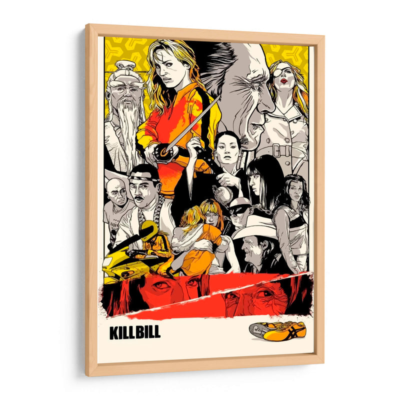 Kill Bill Characters | Cuadro decorativo de Canvas Lab