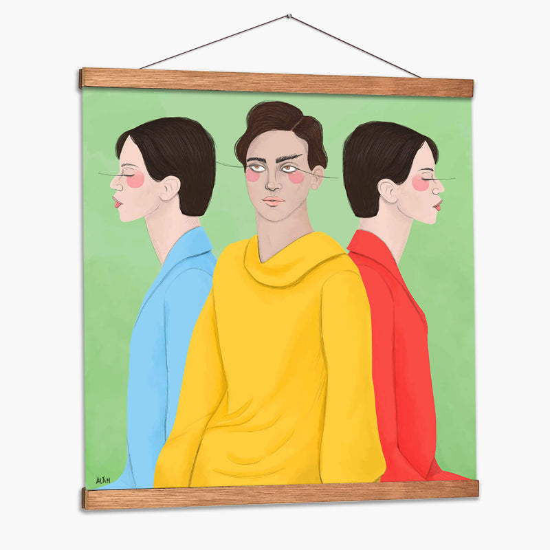 Three - Alán Ortiz | Cuadro decorativo de Canvas Lab