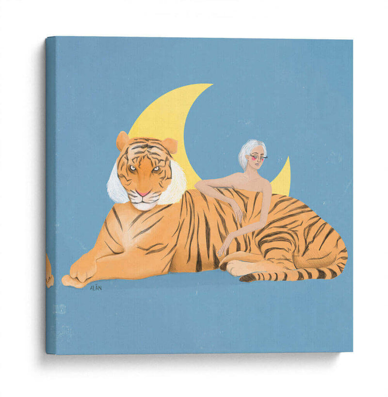 Tigergirl - Alán Ortiz | Cuadro decorativo de Canvas Lab