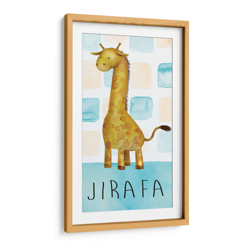JIRAFA - Marce Islas | Cuadro decorativo de Canvas Lab