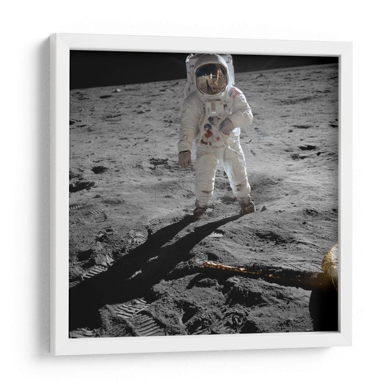 Foto tomada por Neil Armstrong a Buzz Aldrin | Cuadro decorativo de Canvas Lab