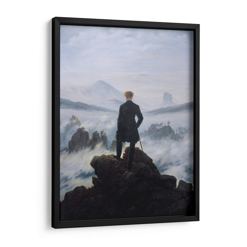 El caminante sobre el mar de nubes - Caspar David Friedrich | Cuadro decorativo de Canvas Lab