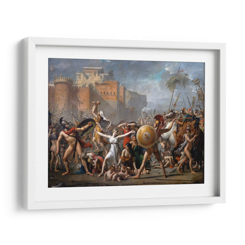 La intervención de las mujeres sabinas - Jacques-Louis David | Cuadro decorativo de Canvas Lab