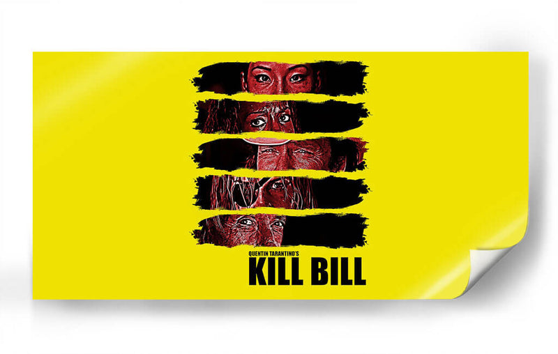 Kill Bill faces | Cuadro decorativo de Canvas Lab