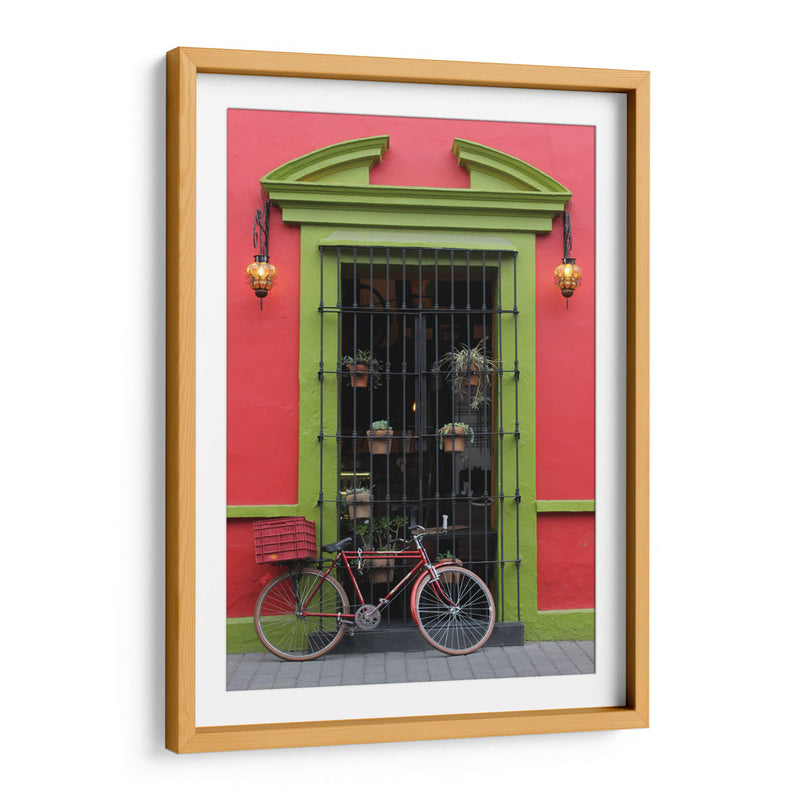 Bicicleta en Cholula, Puebla - Luis Rodrigo Magaña Andrade | Cuadro decorativo de Canvas Lab