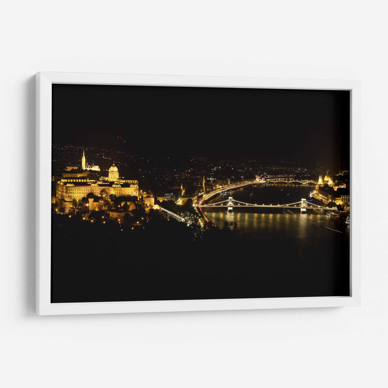 Budapest at night - Luis Rodrigo Magaña Andrade | Cuadro decorativo de Canvas Lab