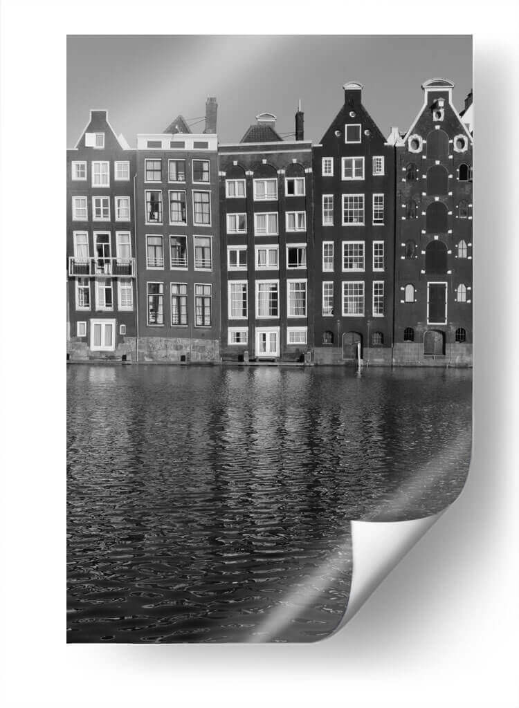 Casas de Ámsterdam - Luis Rodrigo Magaña Andrade | Cuadro decorativo de Canvas Lab