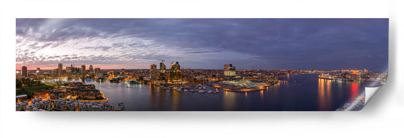 Panorámica de Baltimore | Cuadro decorativo de Canvas Lab
