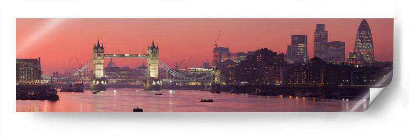 El Támesis a su paso por Londres | Cuadro decorativo de Canvas Lab