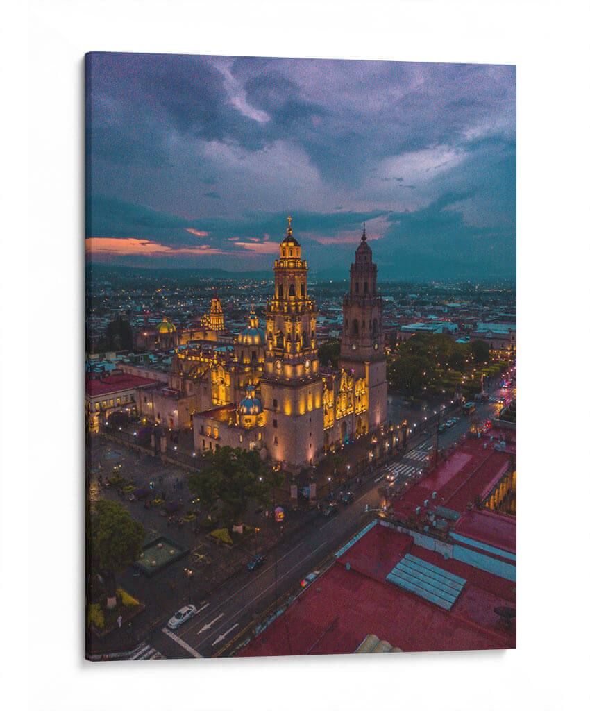 CATEDRAL DE MORELIA - Luis Fernando García Cortez | Cuadro decorativo de Canvas Lab