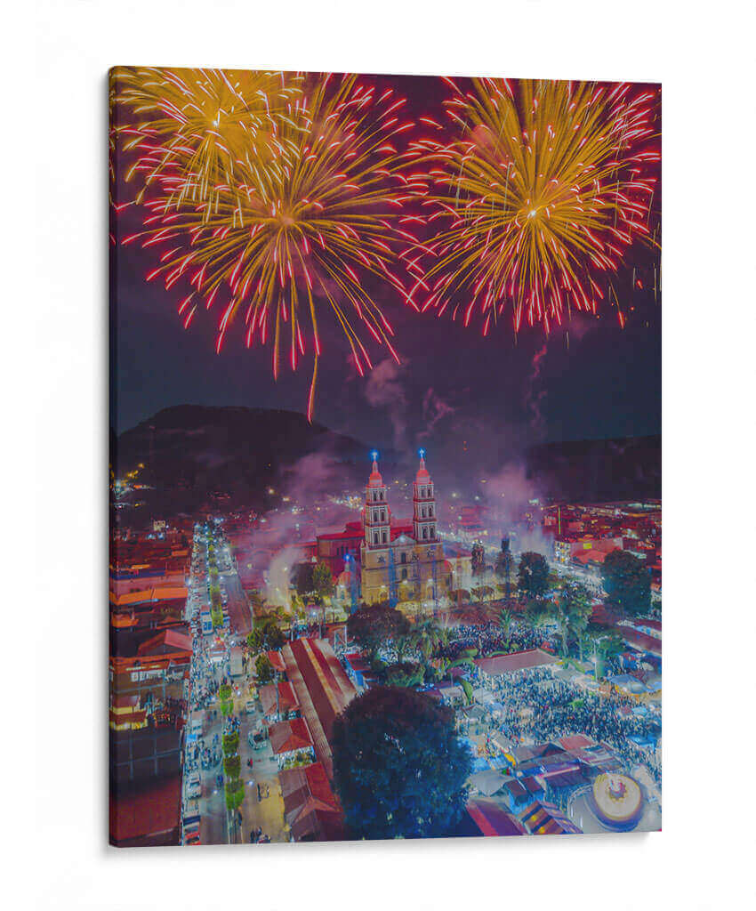 FUEGOS ARTIFICIALES 1 - MICHOACÁN - Fernando García Cortez | Cuadro decorativo de Canvas Lab