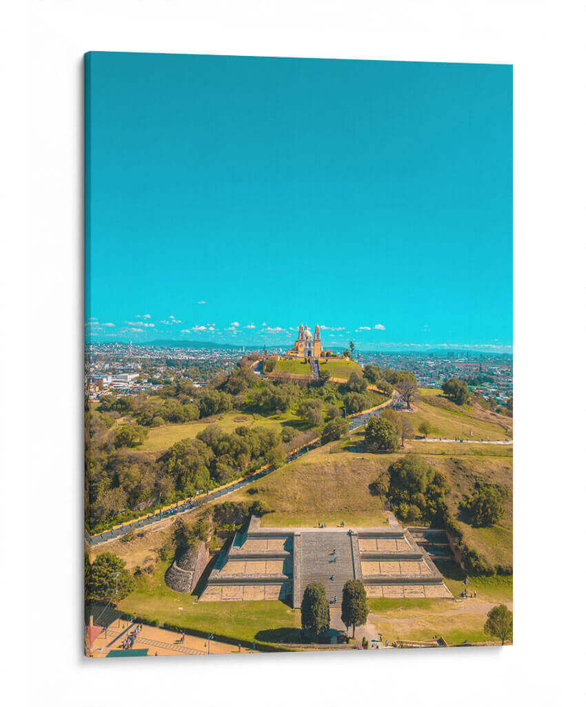 PIRÁMIDE DE CHOLULA - PUEBLA - Luis Fernando García Cortez | Cuadro decorativo de Canvas Lab