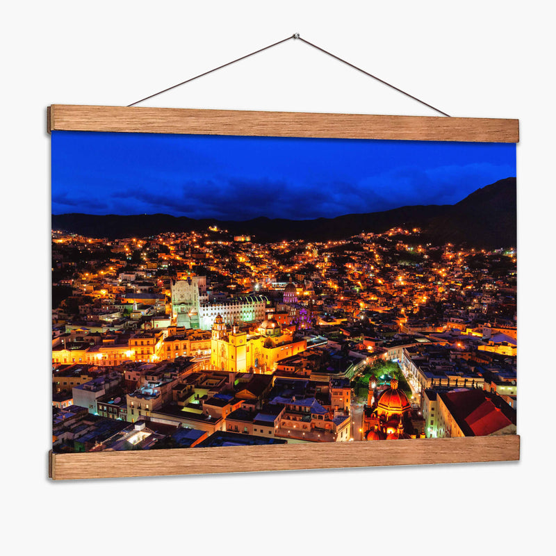 Guanajuato de Noche - Marcos Rodríguez | Cuadro decorativo de Canvas Lab