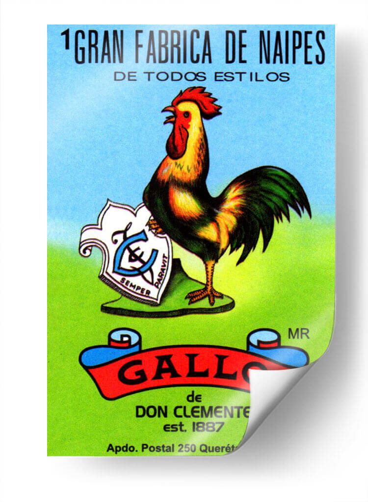1 - El gallo | Cuadro decorativo de Canvas Lab