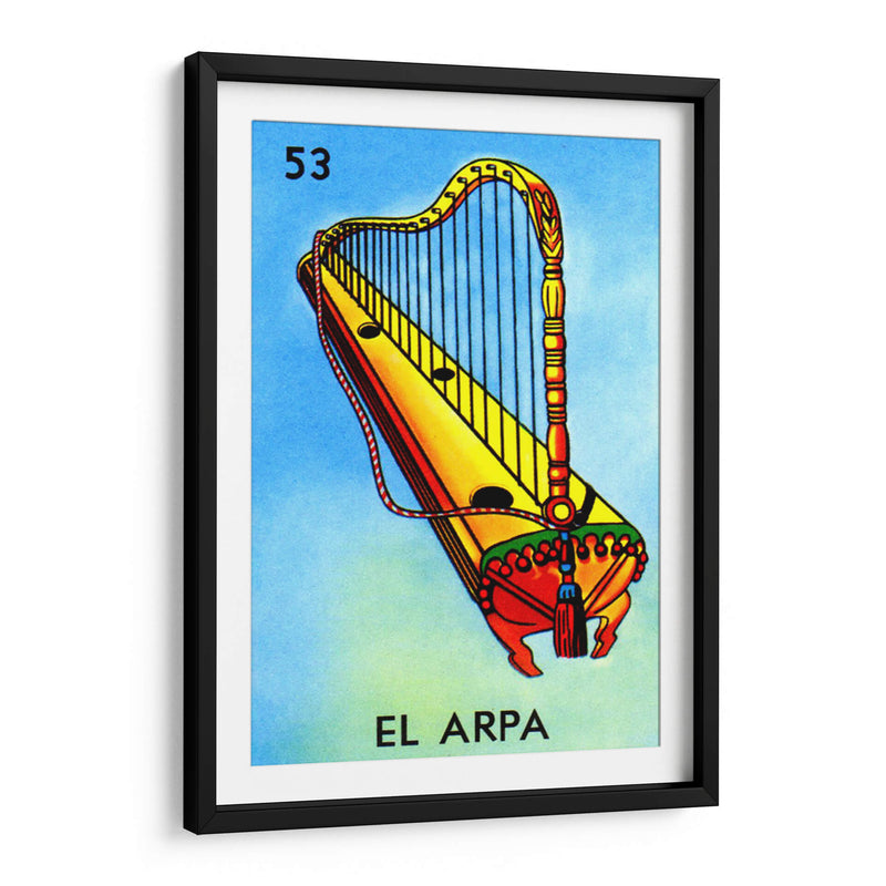 53 - El Arpa | Cuadro decorativo de Canvas Lab