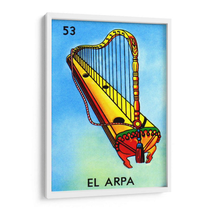 53 - El Arpa | Cuadro decorativo de Canvas Lab