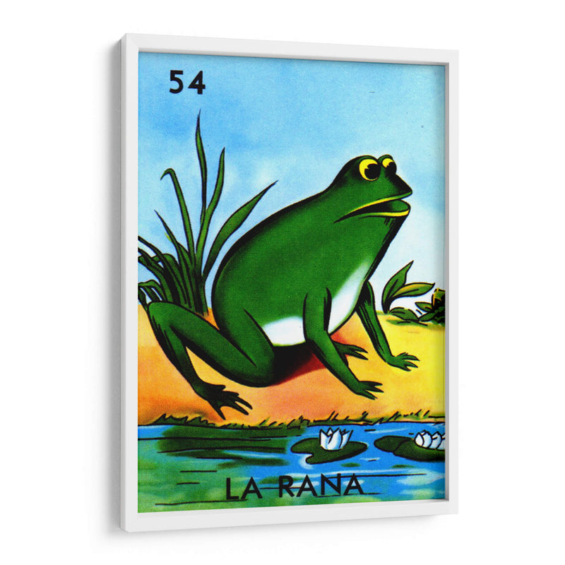 54 - La Rana | Cuadro decorativo de Canvas Lab
