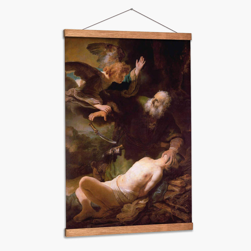 El sacrificio de Isaac - Rembrandt van Rijn | Cuadro decorativo de Canvas Lab