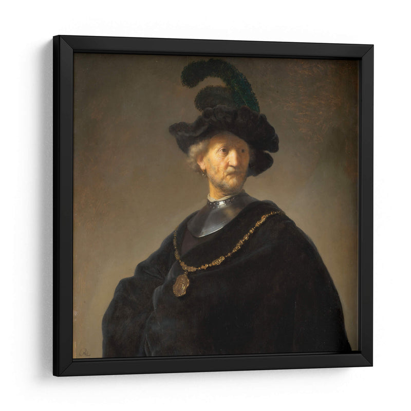 Anciano con un collar de oro - Rembrandt van Rijn | Cuadro decorativo de Canvas Lab