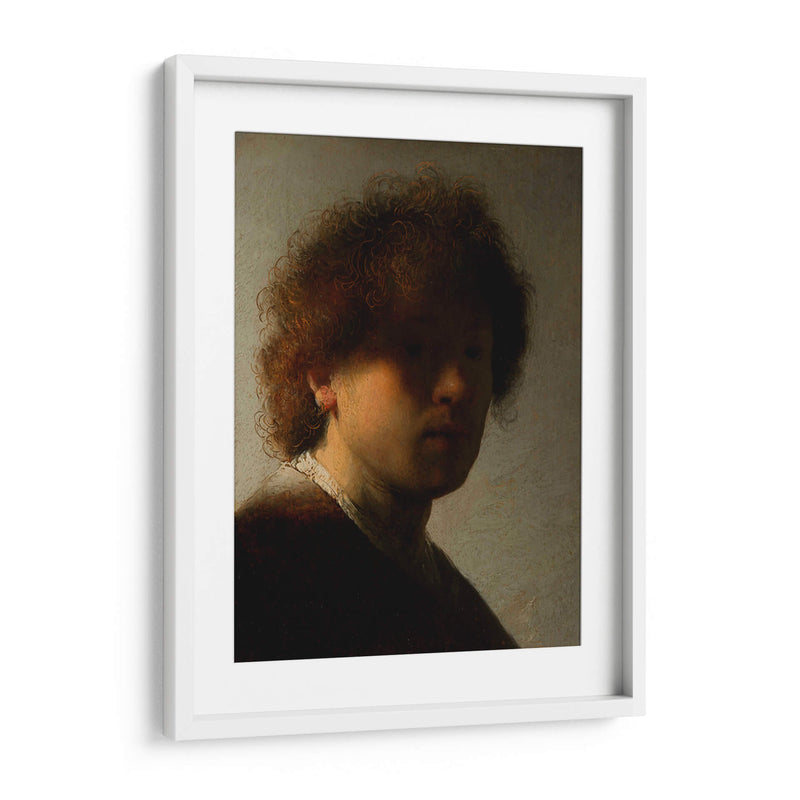 Autorretrato (1628-1629) - Rembrandt van Rijn | Cuadro decorativo de Canvas Lab