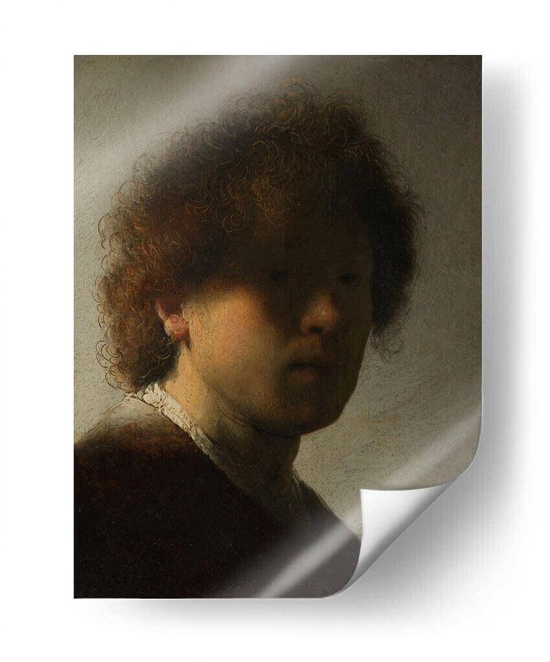 Autorretrato (1628-1629) - Rembrandt van Rijn | Cuadro decorativo de Canvas Lab