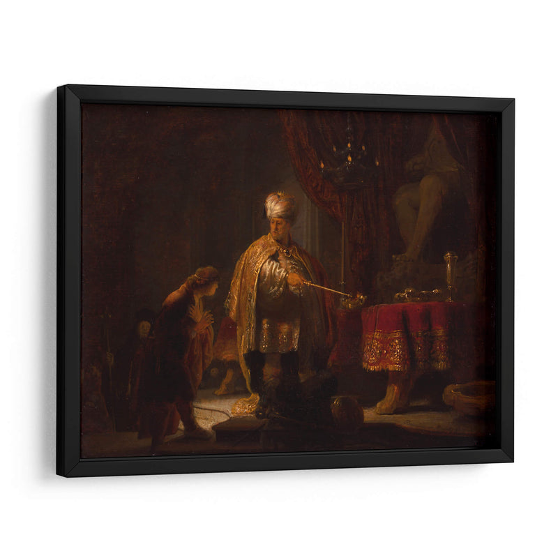 Daniel y Ciro ante el ídolo Bel - Rembrandt van Rijn | Cuadro decorativo de Canvas Lab