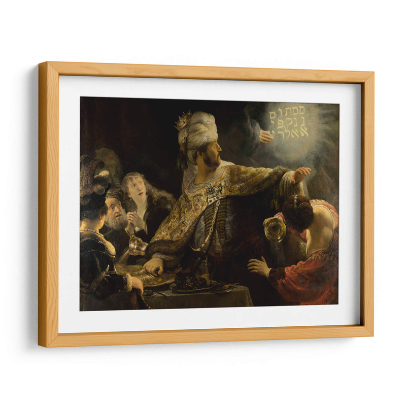 El festín de Baltasar - Rembrandt van Rijn | Cuadro decorativo de Canvas Lab