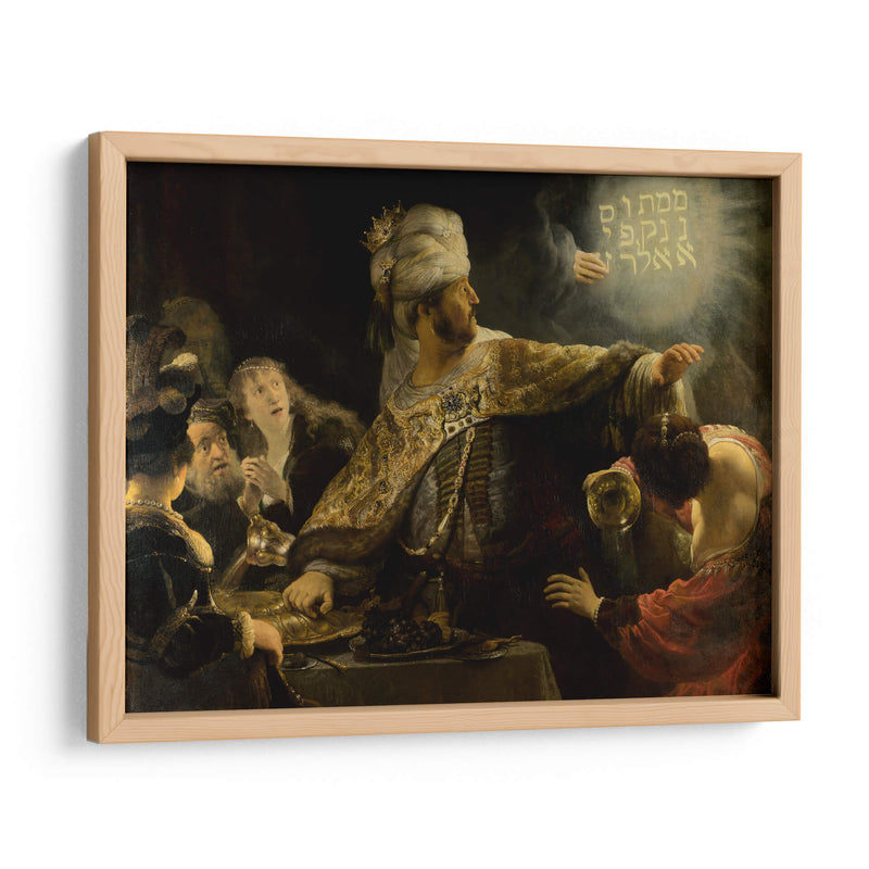 El festín de Baltasar - Rembrandt van Rijn | Cuadro decorativo de Canvas Lab