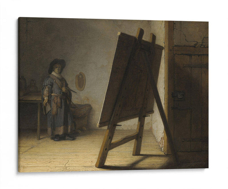 El pintor en su estudio - Rembrandt van Rijn | Cuadro decorativo de Canvas Lab