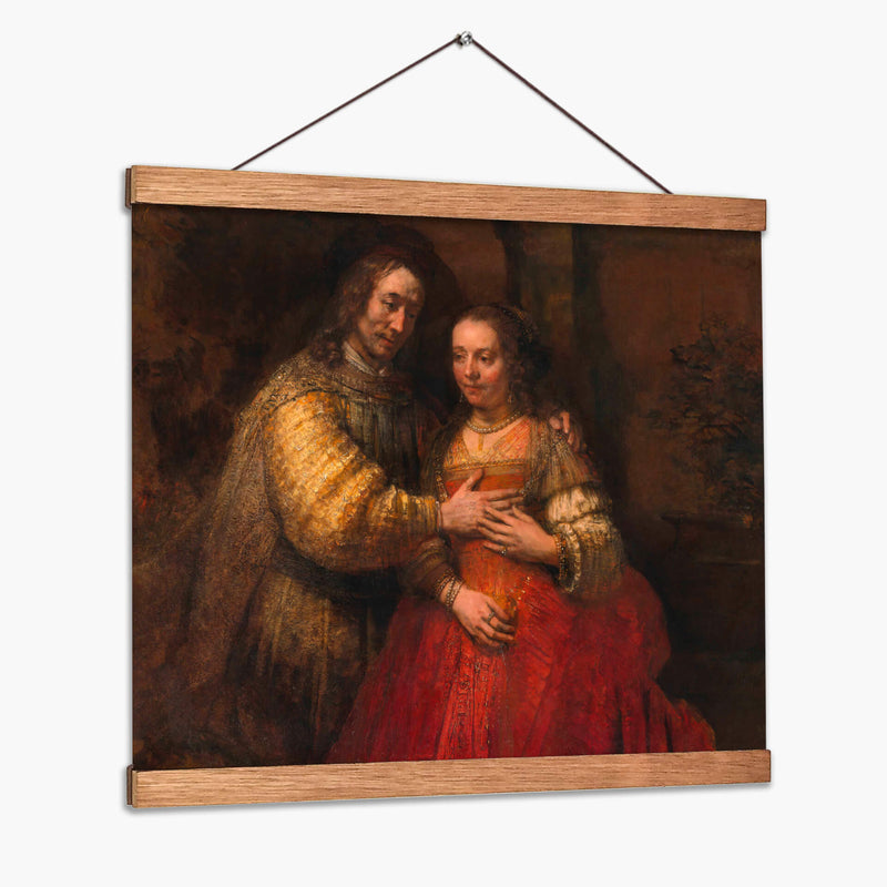 La novia judía - Rembrandt van Rijn | Cuadro decorativo de Canvas Lab