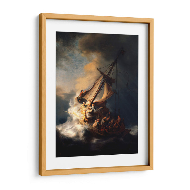 La tormenta en el mar de Galilea - Rembrandt van Rijn | Cuadro decorativo de Canvas Lab