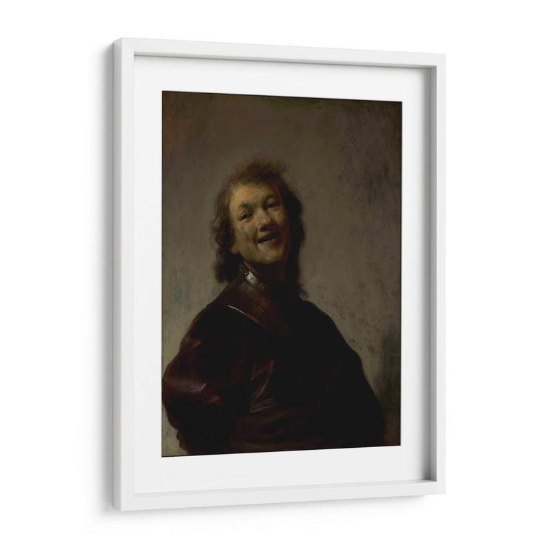 Rembrandt riendo - Rembrandt van Rijn | Cuadro decorativo de Canvas Lab