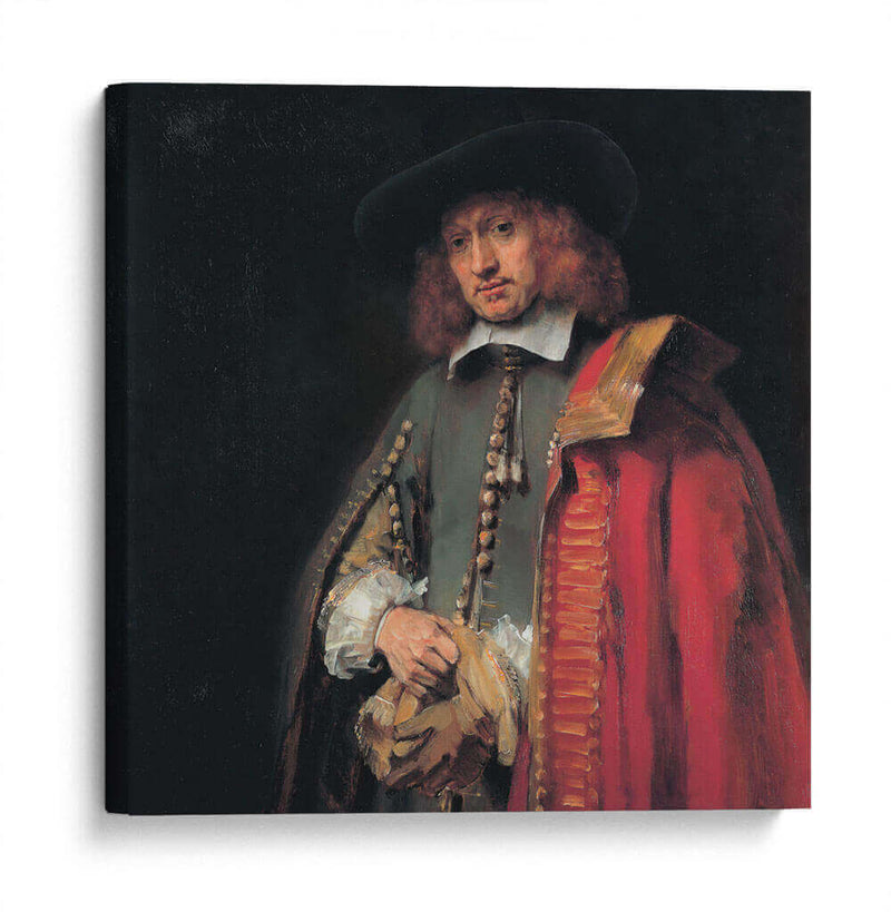 Retrato de Jan Six - Rembrandt van Rijn | Cuadro decorativo de Canvas Lab