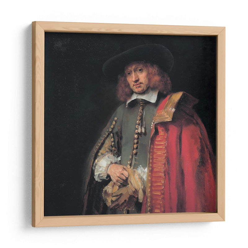 Retrato de Jan Six - Rembrandt van Rijn | Cuadro decorativo de Canvas Lab