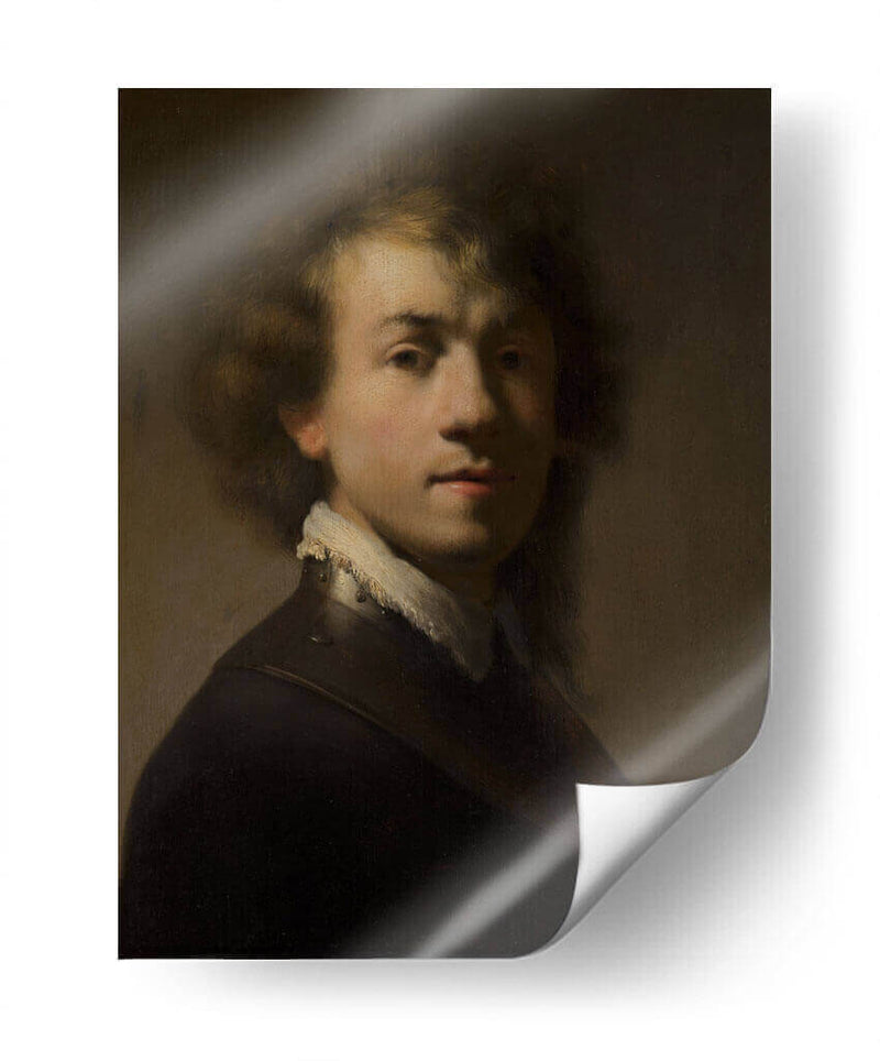 Artista de joven - Rembrandt van Rijn | Cuadro decorativo de Canvas Lab