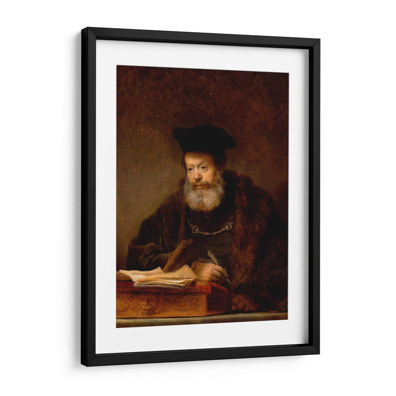 Erudito al atril - Rembrandt van Rijn | Cuadro decorativo de Canvas Lab