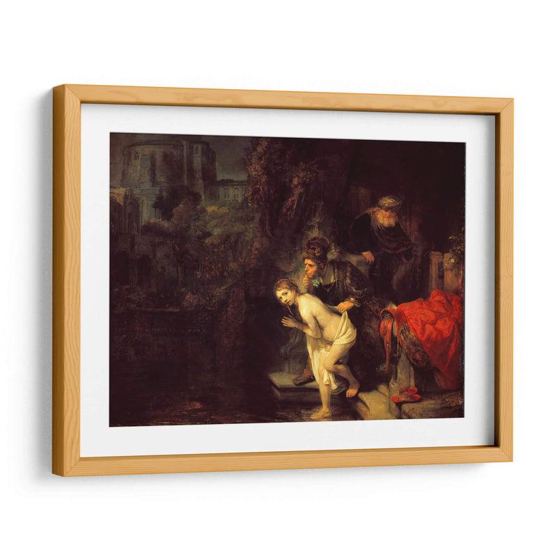 Susanna y los dos viejos - Rembrandt van Rijn | Cuadro decorativo de Canvas Lab