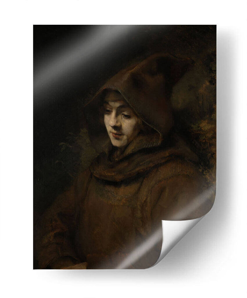 Titus, el hijo, como monje - Rembrandt van Rijn | Cuadro decorativo de Canvas Lab