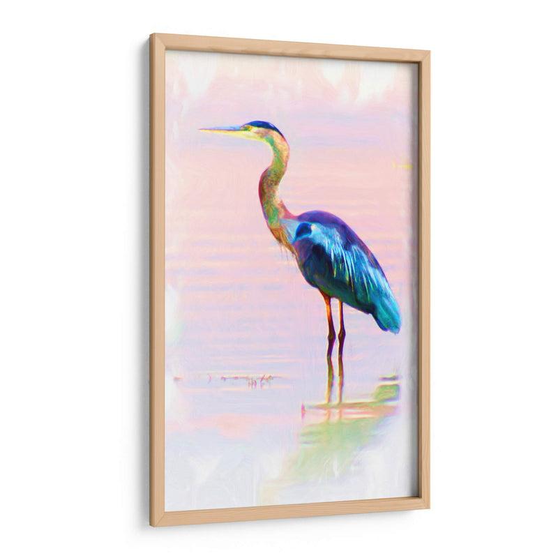 Blue heron - Ezdrifter | Cuadro decorativo de Canvas Lab