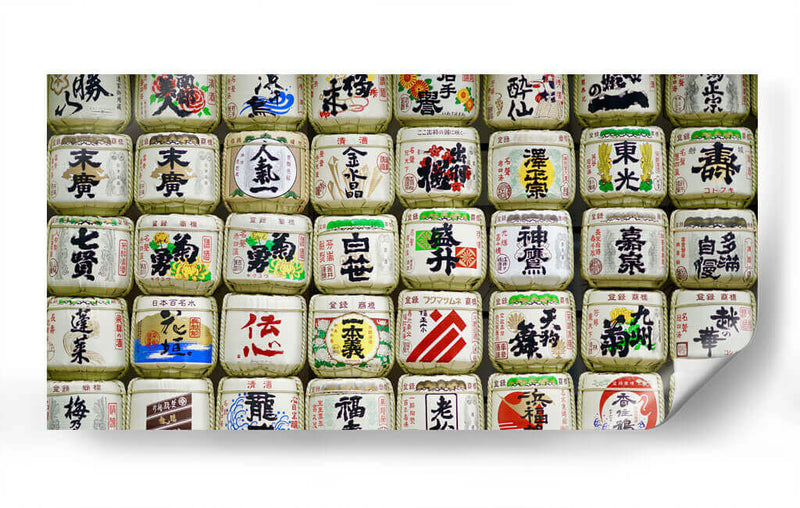 Barriles de Sake - Meiji, Japón - Josué Altamira | Cuadro decorativo de Canvas Lab