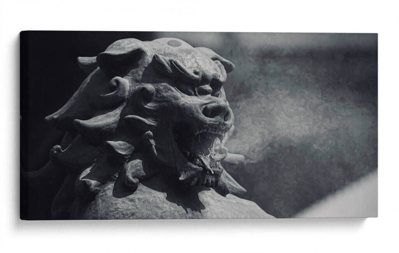 Estatua dragón humeante - Nagano, Japón - Josué Altamira | Cuadro decorativo de Canvas Lab