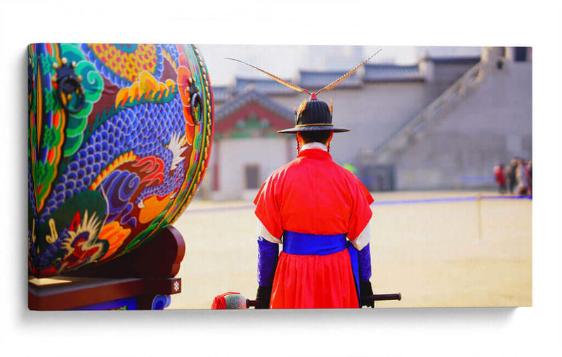 Guardia Real - Gyeongbokgung, Corea - Josué Altamira | Cuadro decorativo de Canvas Lab